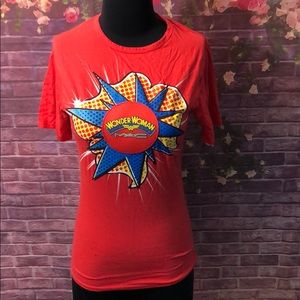 MAC Wonder Woman DC Comics Red T Shirt